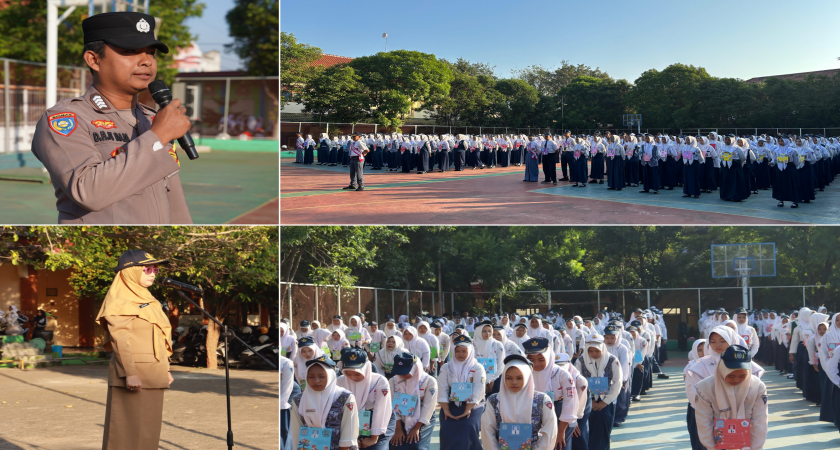 Perkokoh Karakter Siswa Baru, SMKN 2 Tuban Gelar Edukasi Antikorupsi dan Kampanye Sehat di Hari Kedua MPLS
