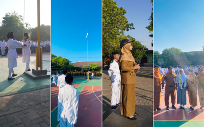 Upacara Bendera SMKN 2 Tuban: Internalisasi Visi Misi Sekolah dan Apresiasi Prestasi Siswa