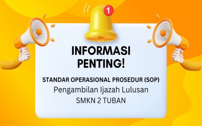 STANDAR OPERASIONAL PROSEDUR (SOP) Pengambilan Ijazah Lulusan SMKN 2 TUBAN